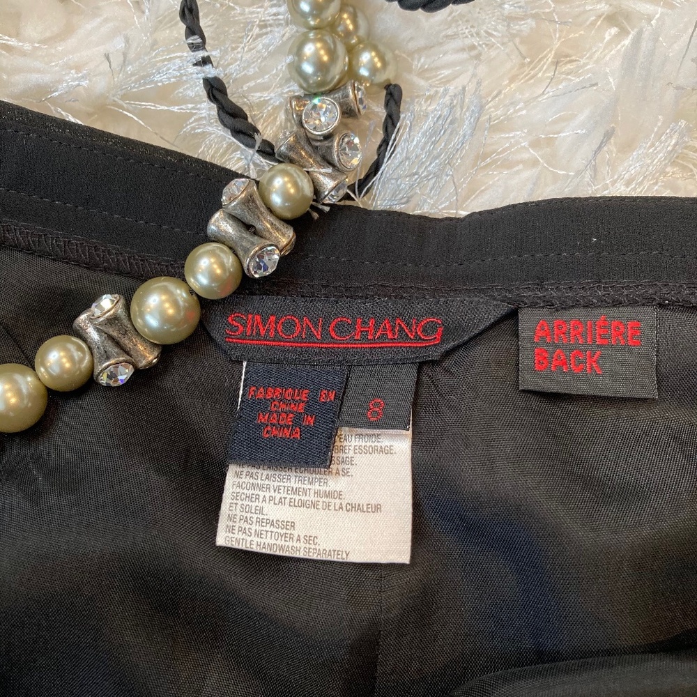 🖤 🖤 SIMON CHANG OVERLAY PANTS - Picture 14 of 14